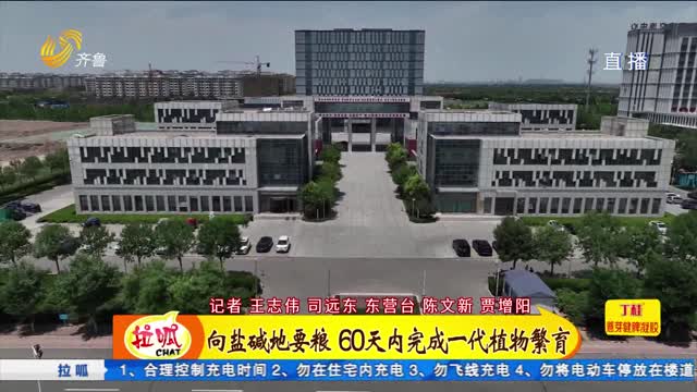 向鹽堿地要糧 60天內完成一代植物繁育