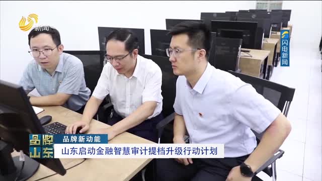 【品牌新动能】山东启动金融智慧审计提档升级行动计划