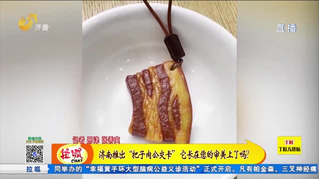 济南推出“把子肉”交通卡 它长在你的审美上吗？