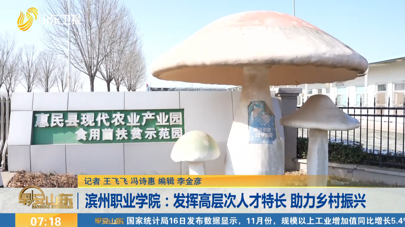 濱州職業學院：發揮高層次人才特長 助力鄉村振興
