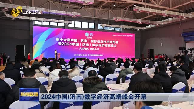 2024中國（濟南）數字經濟高端峰會開幕