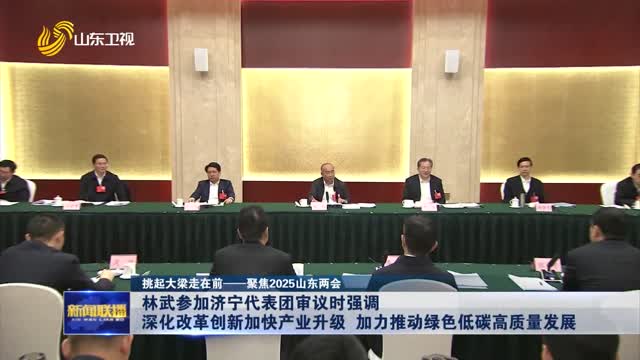 林武參加濟寧代表團審議時強調 深化改革創新加快產業升級 加力推動綠色低碳高質量發展【挑起大梁走在前——聚焦2025山東兩會】