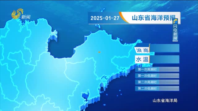 2025年01月27日《山东省海洋预报》