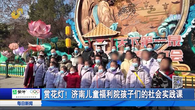 赏花灯！济南儿童福利院孩子们的社会实践课