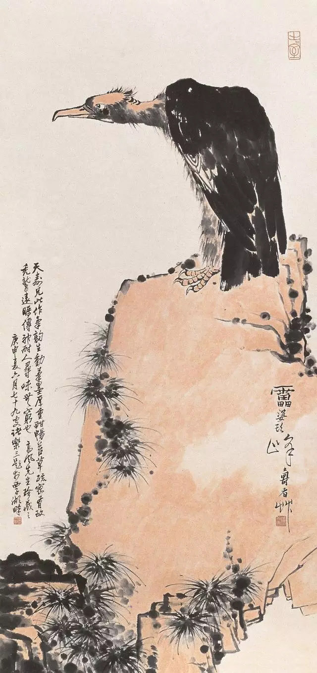 潘天寿的鹰和他的指画艺术