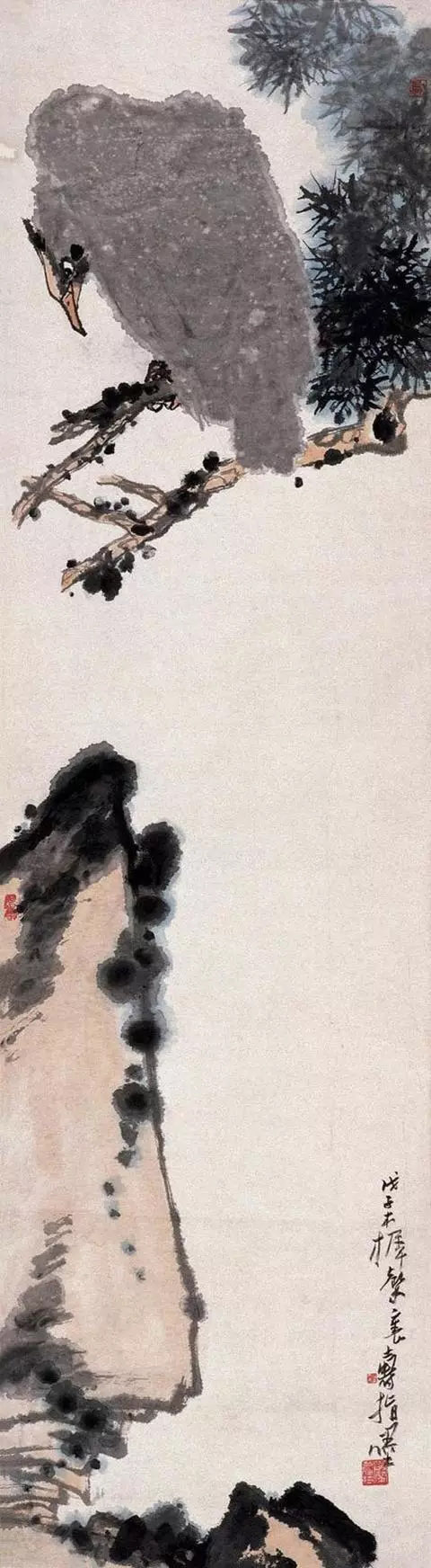 潘天寿的鹰和他的指画艺术