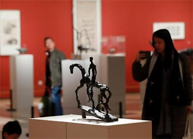法籍華人藝術展亮相中國美術館
