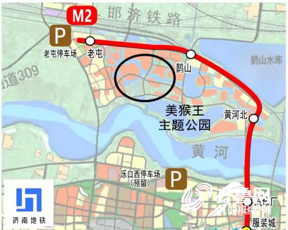 济南地铁m2线上的美猴王主题公园下月开建看看长啥样