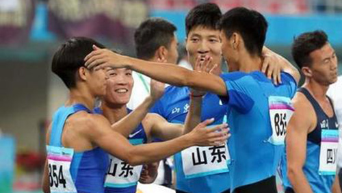 喜訊！全運會混合4×400米接力 山東隊領先第二名40米奪冠