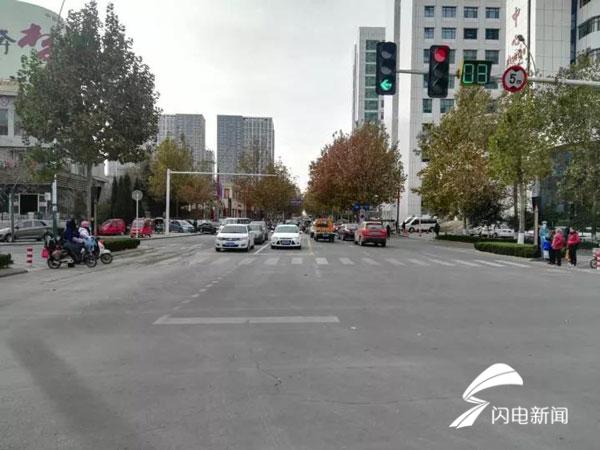 潍坊四平路潍州路今日起恢复双向通车