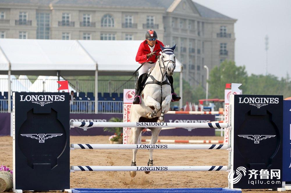 2018马术世界杯天津站 青岛小嫚霸气登顶115cm记分赛