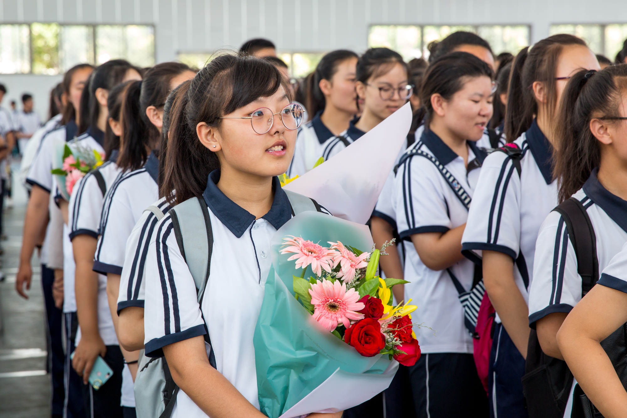 淄川中学毕业典礼:从这一刻起 飞往更广阔的天地