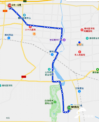 增加6处站点 潍坊39路公交线路7月19日起正式升级