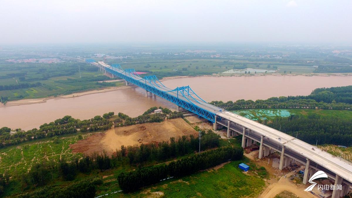 飞吧山东石济高铁济南首条跨黄河公铁两用桥静态验收计划年底通车