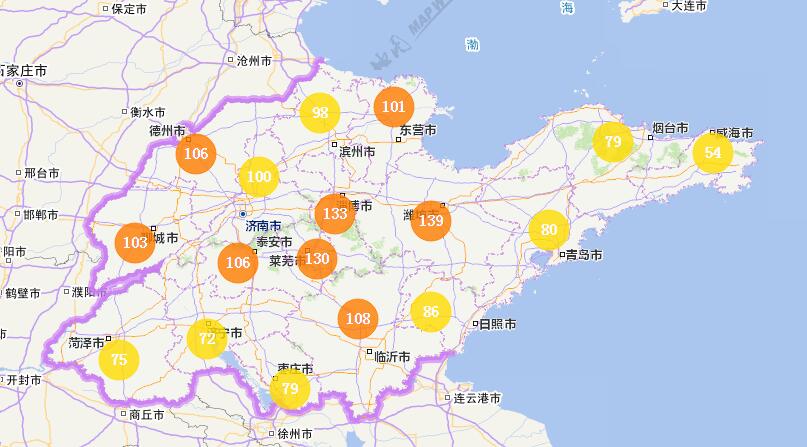 海麗氣象吧丨山東：今天白天升溫2℃左右 多地出現輕度霾