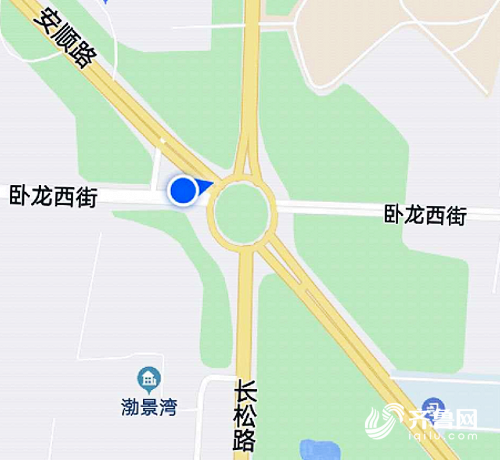 岔路口地图图片