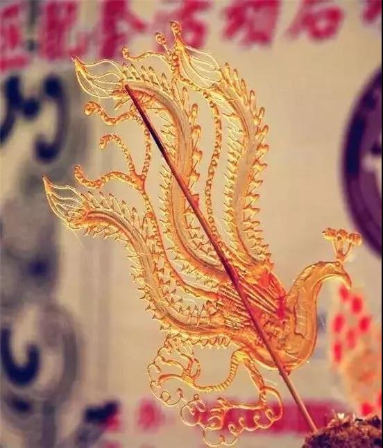 绘制糖画没有底稿