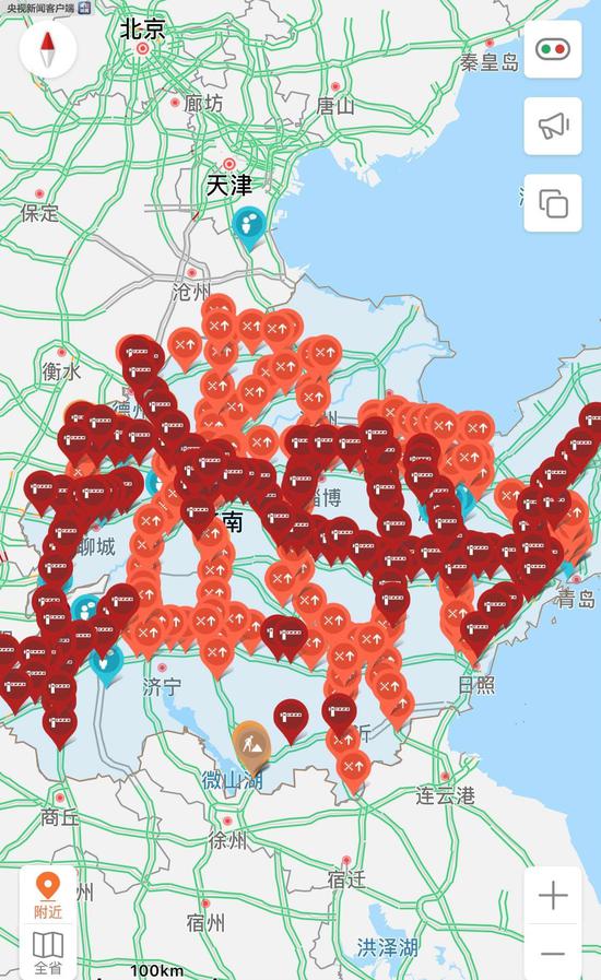 緊急提醒！山東境內(nèi)200余收費站處于臨時封閉狀態(tài)