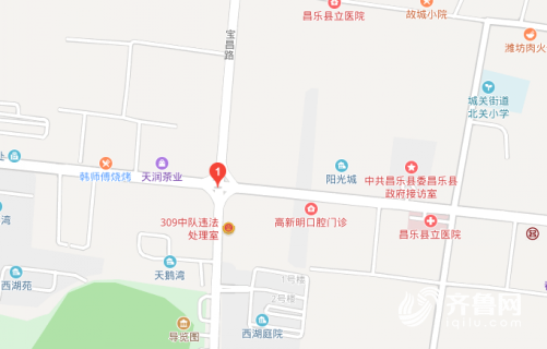 昌乐县城区常住人口_昌乐县地图(2)