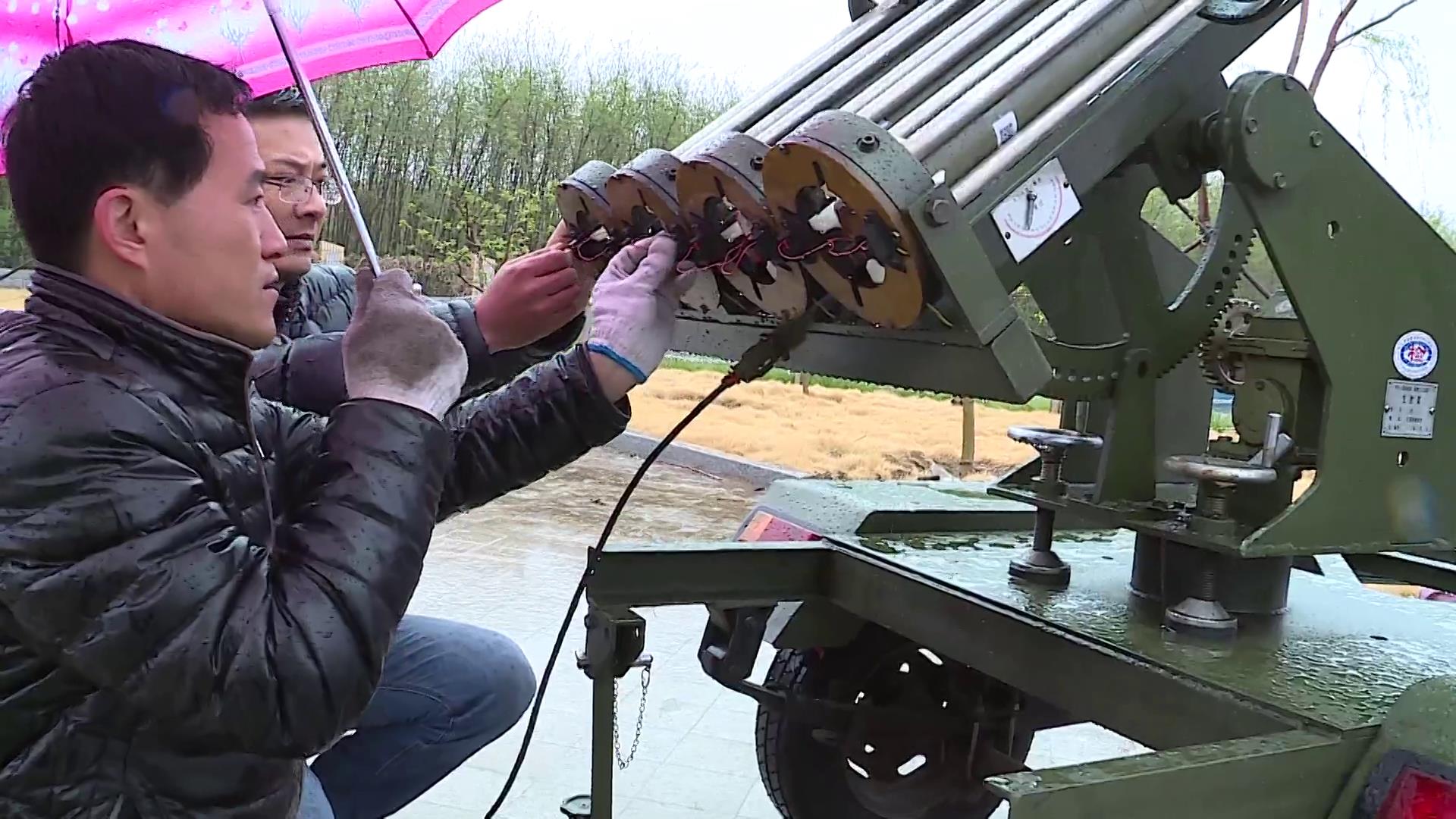 广饶实施人工增雨缓解旱情共发射30枚增雨炮弹