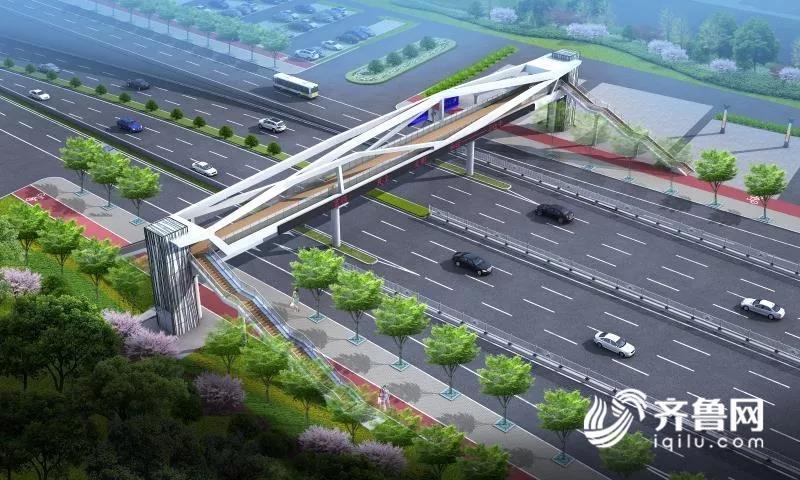 曲桥,涌进桥,山水桥 潍坊潍县中路高新段将新建3处过街天桥