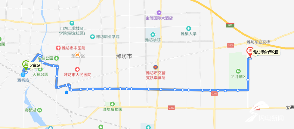 潍坊人民生街恢复通车这7条公交线将恢复原线运行