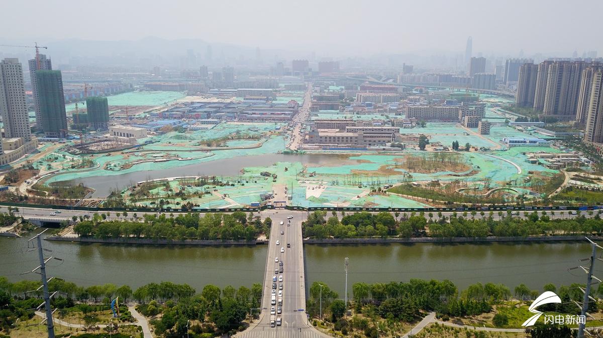 齊魯網6月3日訊濟南原北湖已更名為雲錦湖公園,記者6月3日於雲錦湖