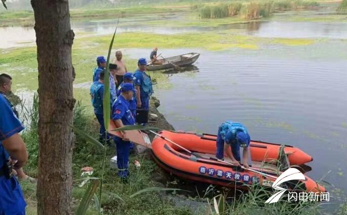 蘭山區棗園鎮匡莊院村附近祊河,一名12歲少年不幸溺水身亡