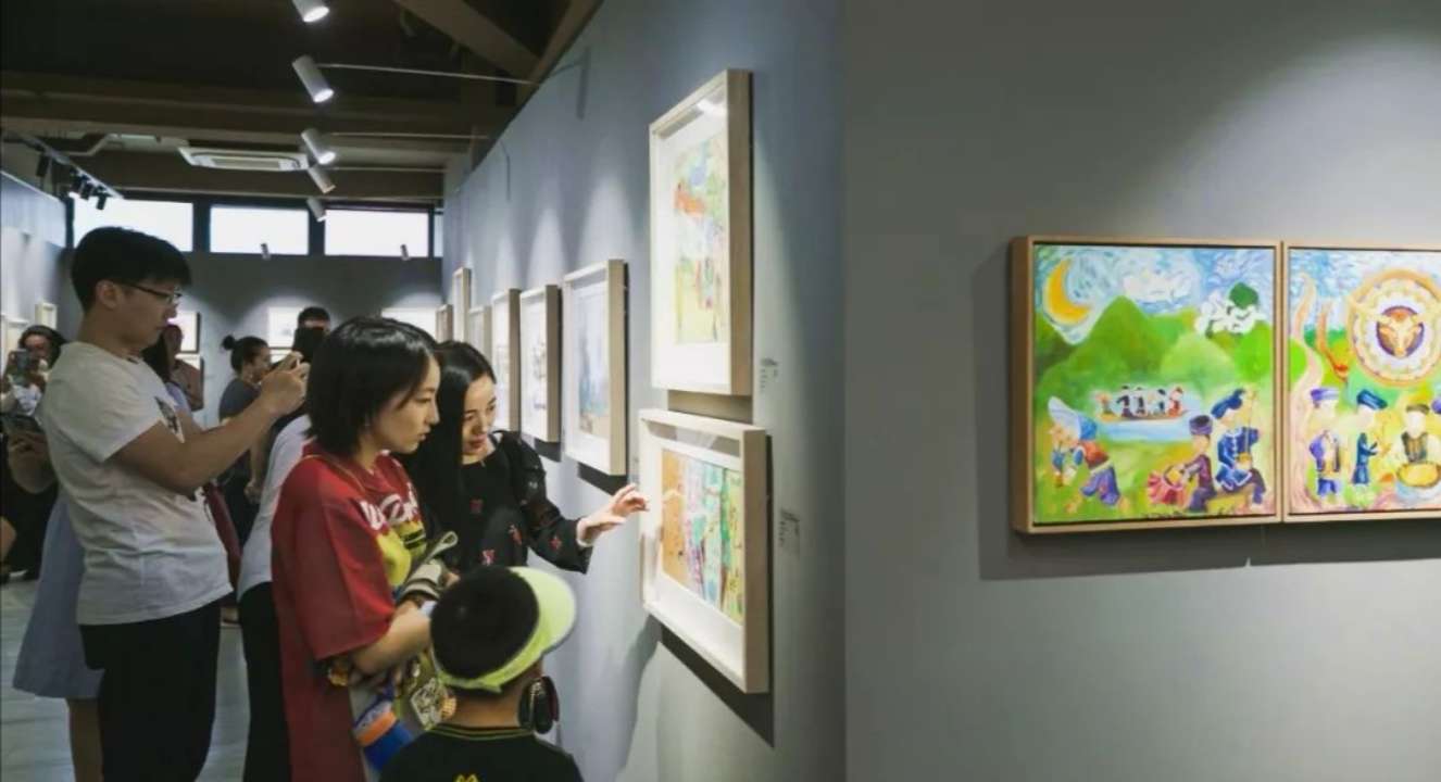 “央美·魯信全國少年兒童繪畫作品大賽優秀作品展”開幕