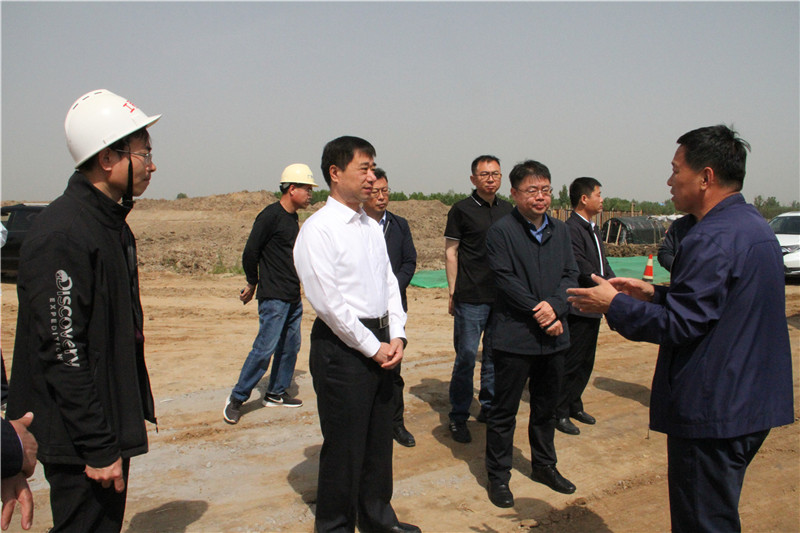 东营广饶县委书记梁润生调研重点水利工程建设工作