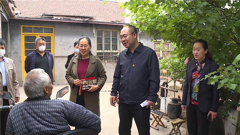 东营广饶县委副书记张子柱到大王镇走访慰问残疾人