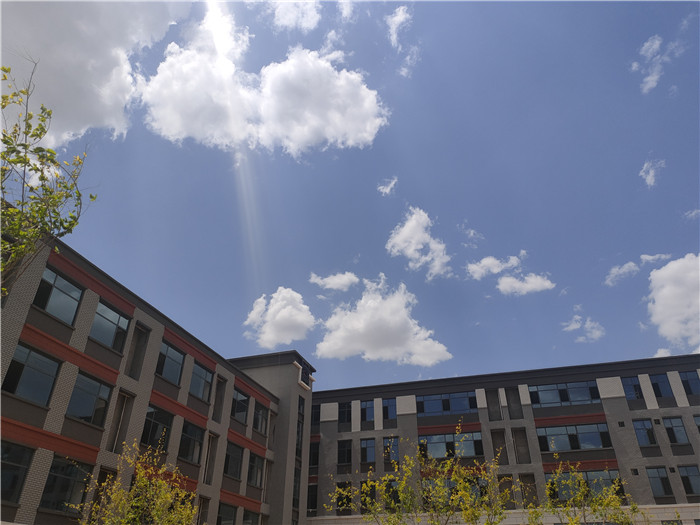 山东省日照市五莲县市北经济开发区日照天立学校施工接近尾声静待今秋