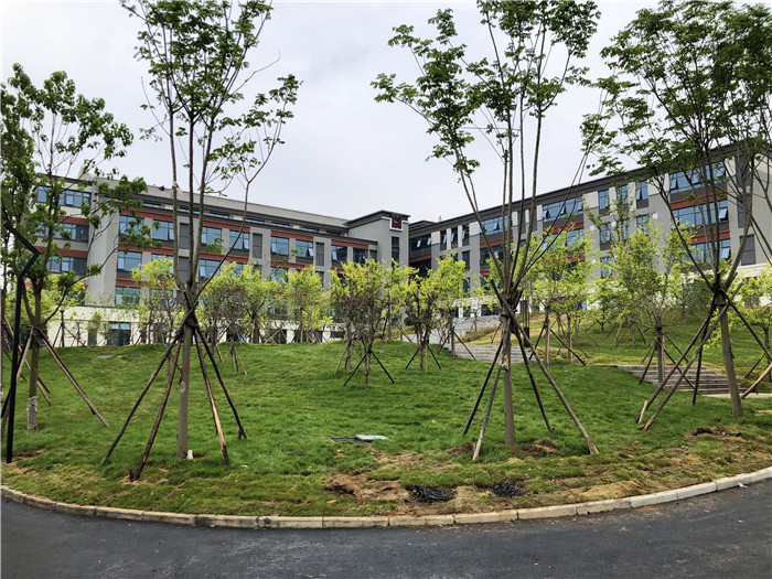 山东省日照市五莲县市北经济开发区日照天立学校施工接近尾声静待今秋