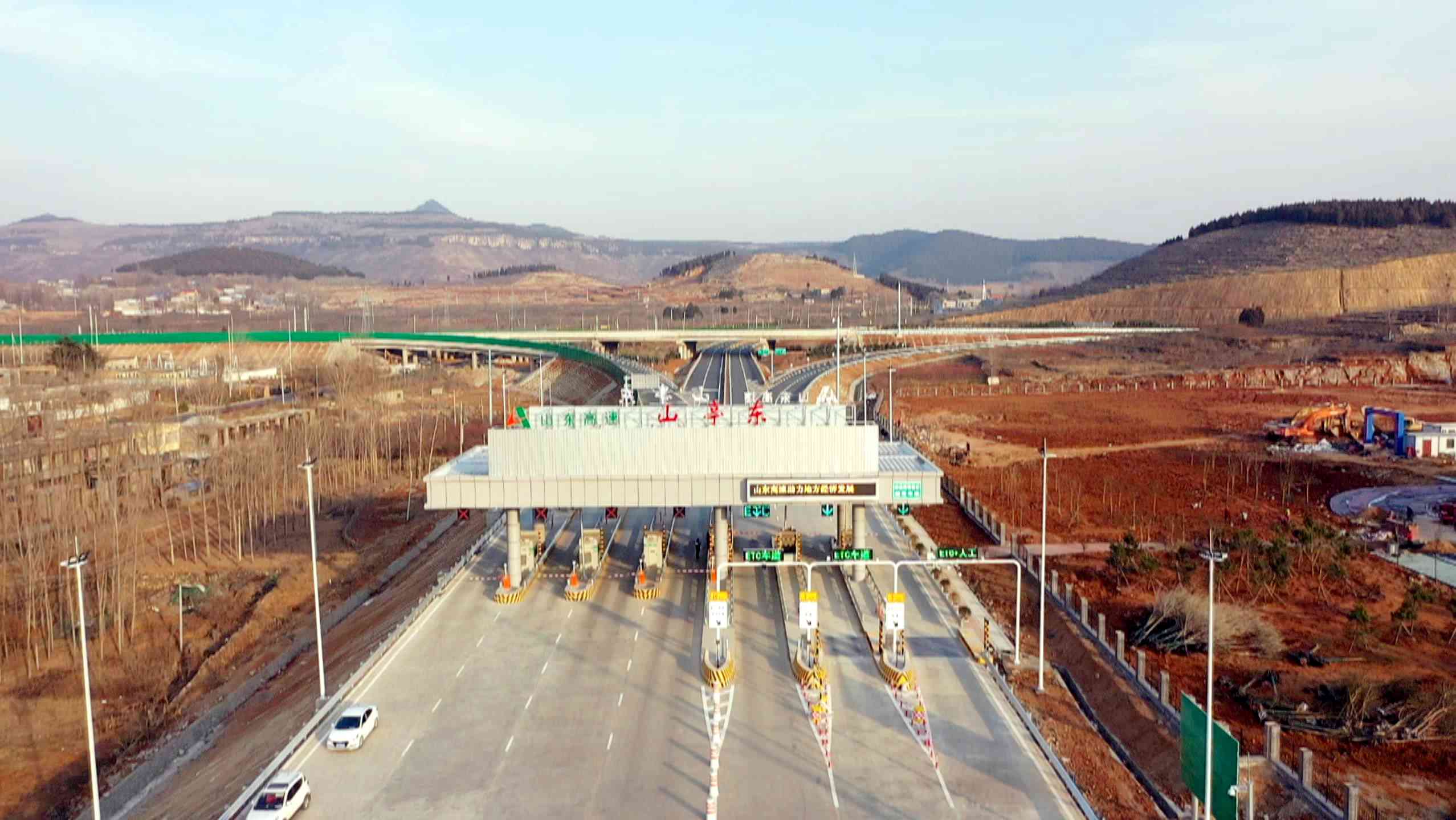 54秒新台高速竣工通车开启枣庄山亭腾飞新篇章