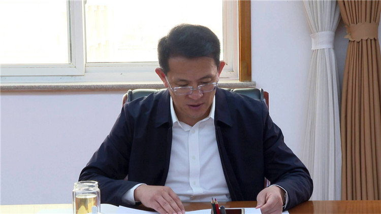 东营河口区委副书记区长李宝主持召开河口区政府党组会议