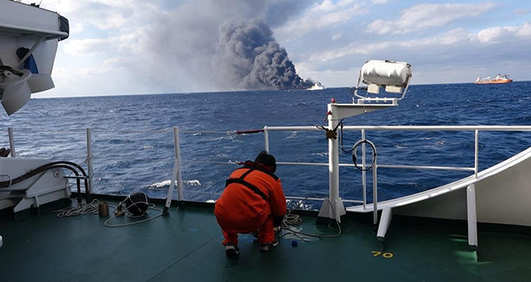 海洋局桑吉油轮碰撞事故对海洋大气质量影响不容小觑