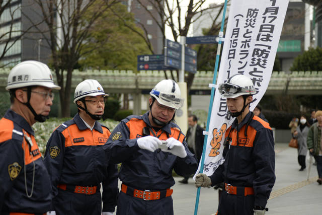 日本各地紀念阪神大地震23週年