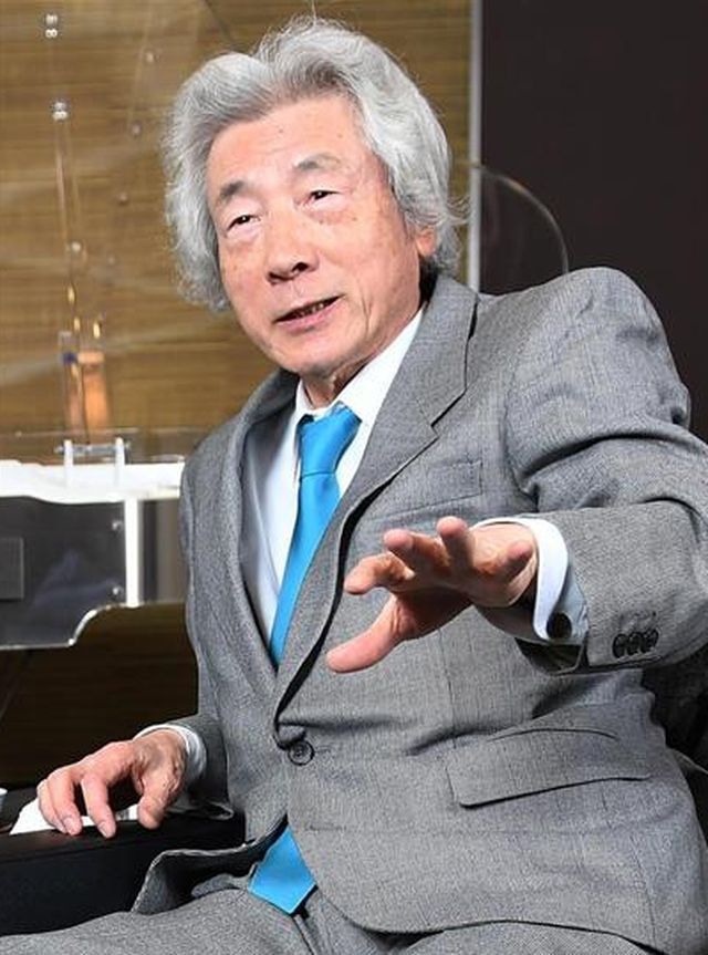 日本前首相小泉纯一郎.(图片来源:日本《产经新闻》网站)