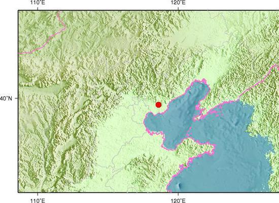 河北唐山灤縣發生23級地震震源深度10千米