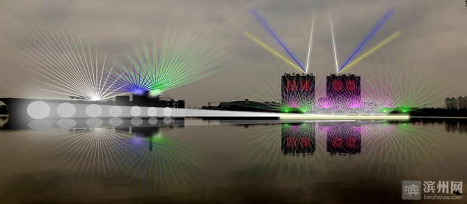今晚滨州中海公园幻影灯光秀将浪漫上映