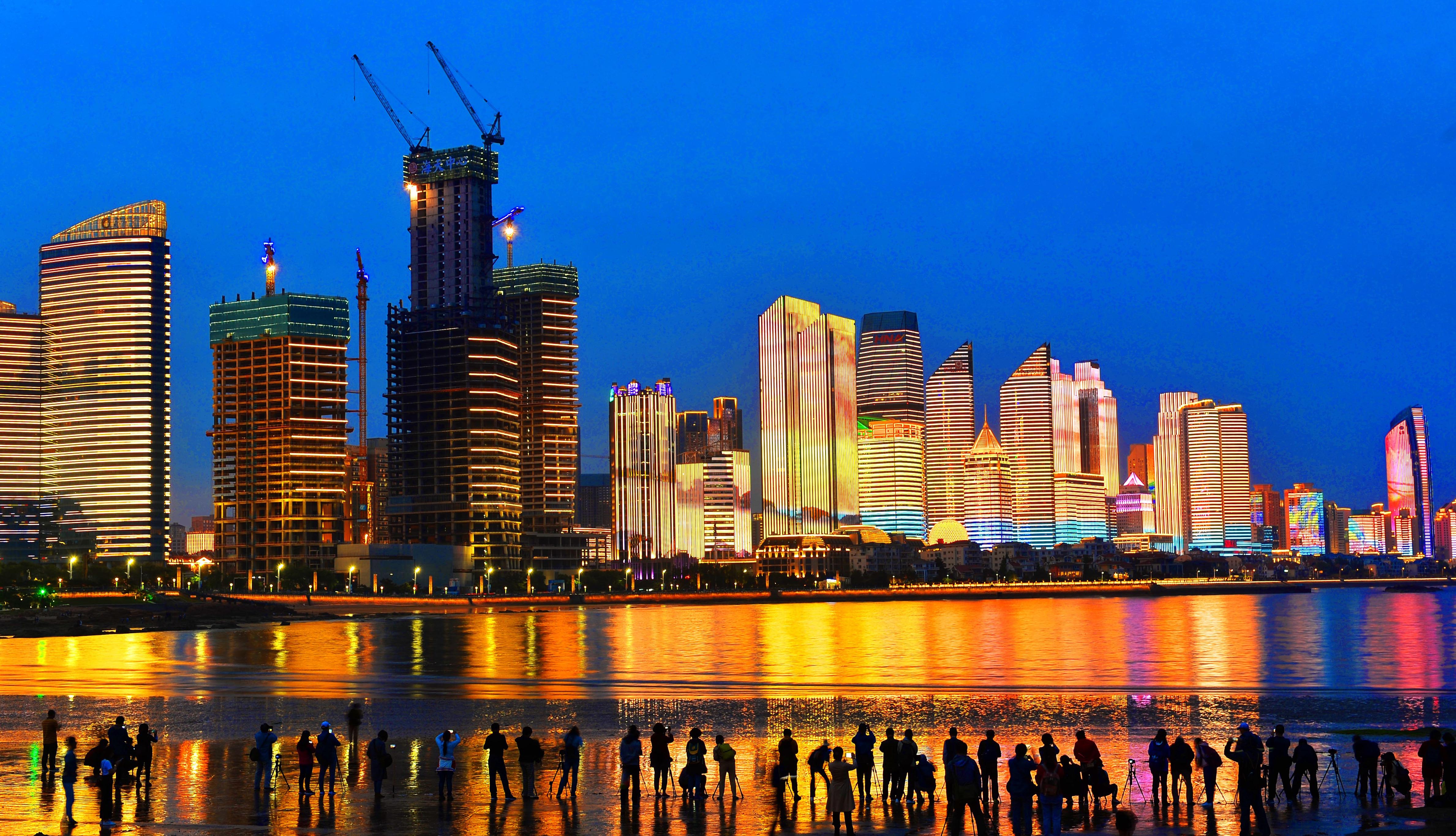 青岛前海夜色美