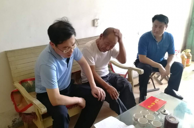 寿光市委常委统战部长乔日升走访慰问困难党员