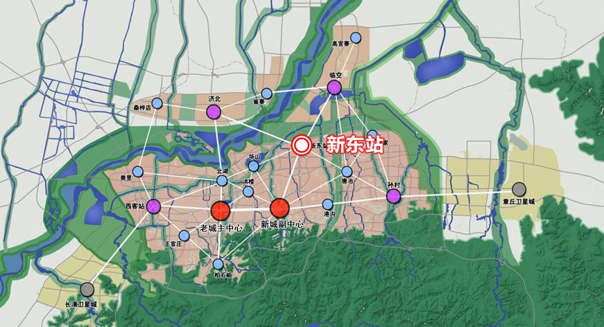 济南东站内部地图图片