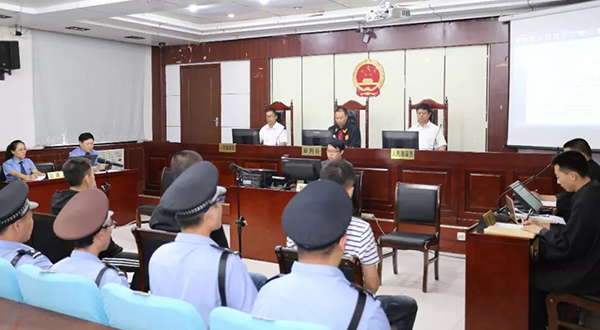 宁津法院公开宣判首起涉黑涉恶案件5人寻衅滋事被判刑