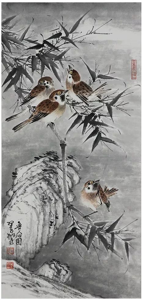 展讯水流花开翟玉刚中国画作品展在莒州文街开展