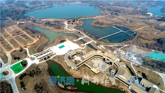 3月10日,在玉清湖水库南侧的济西湿地公园,经过6年多的生态修复和建设