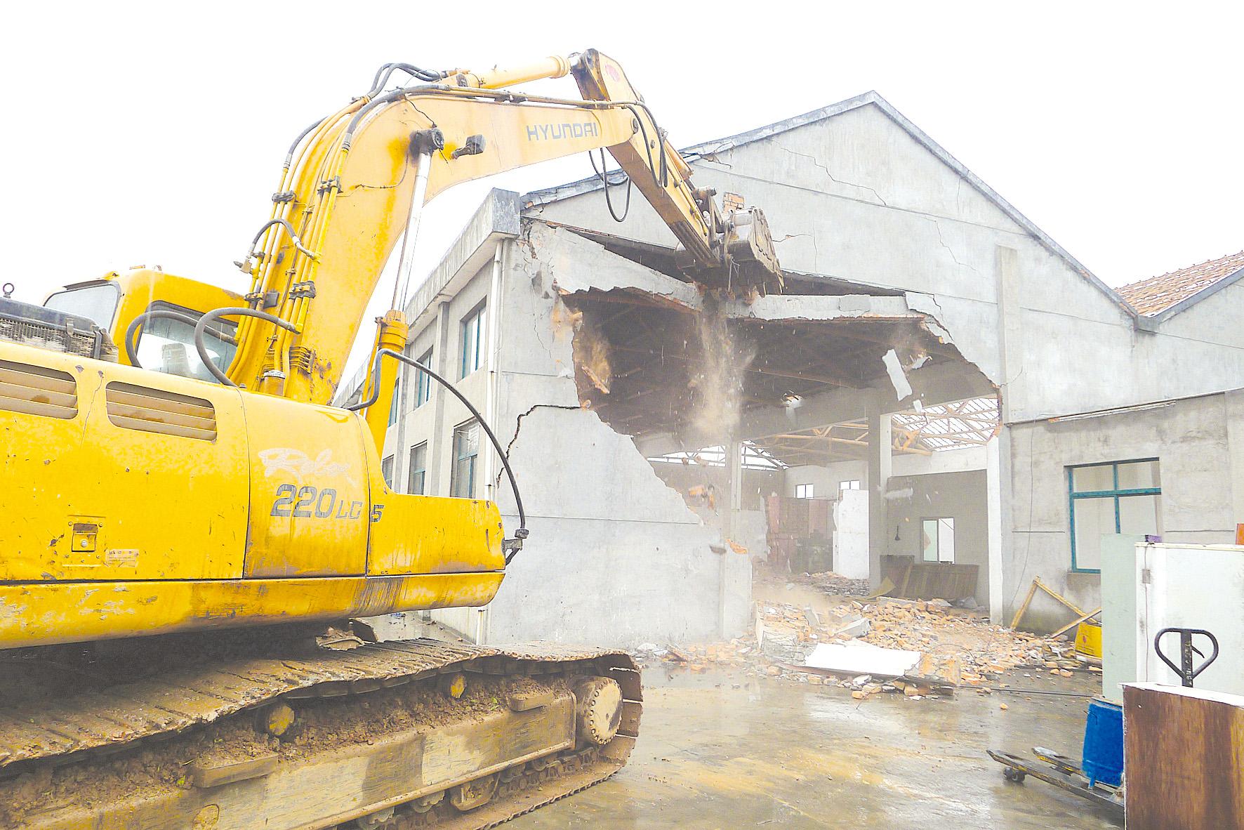 北京违建拆除图片