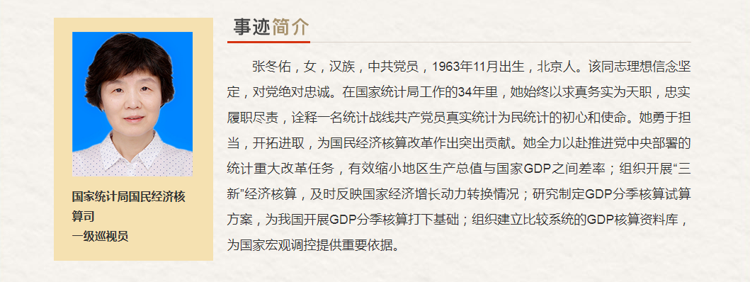 中央和国家机关最美奋斗者推荐人选