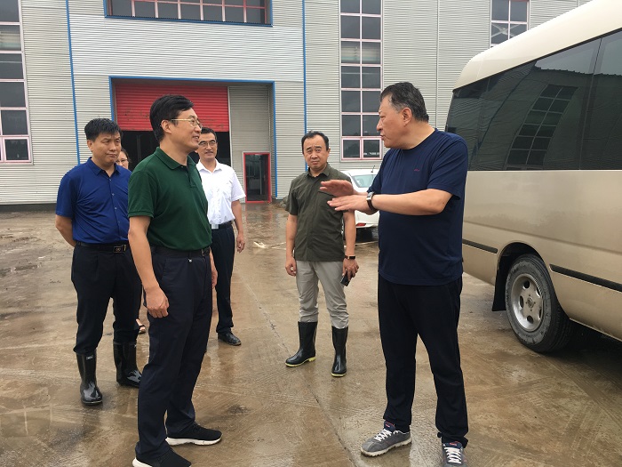 潍坊青州市长鞠立强现场调度重点项目进展情况