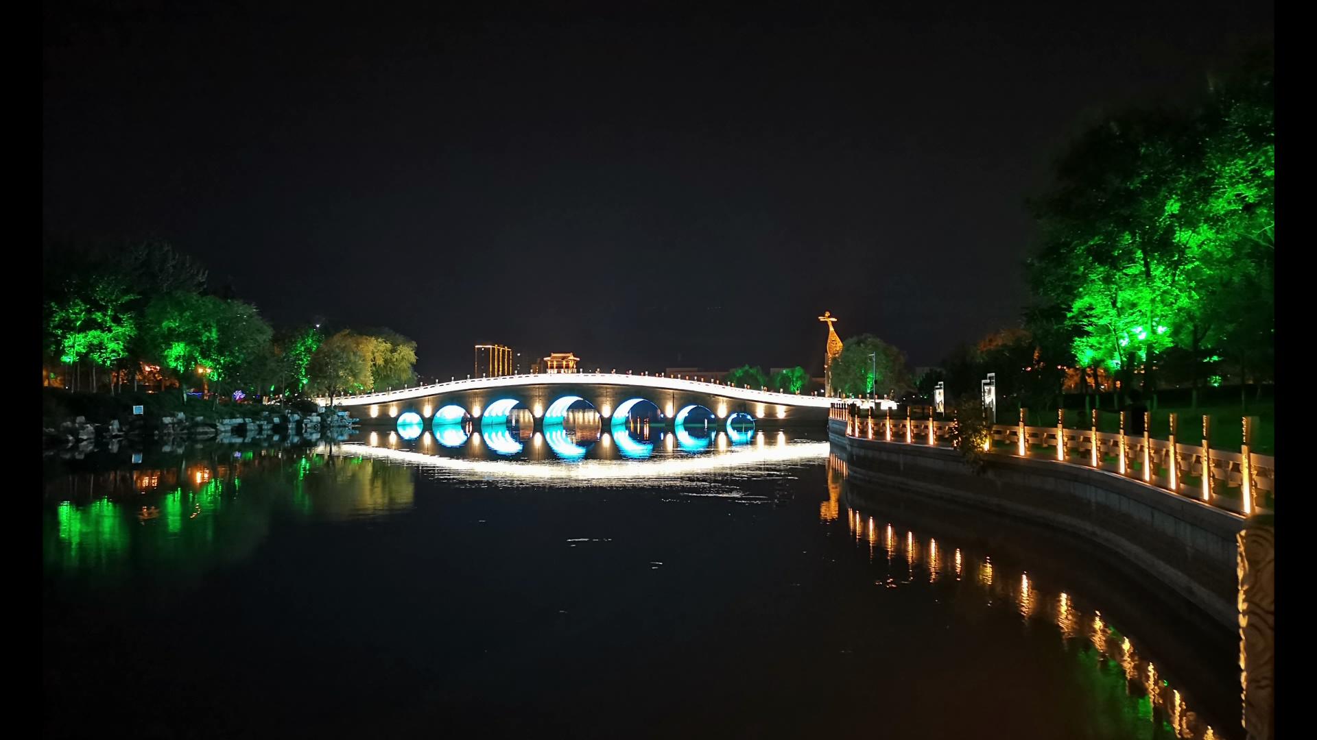 原平市夜景图片